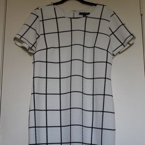 Sharagano Grid Pattern Dress